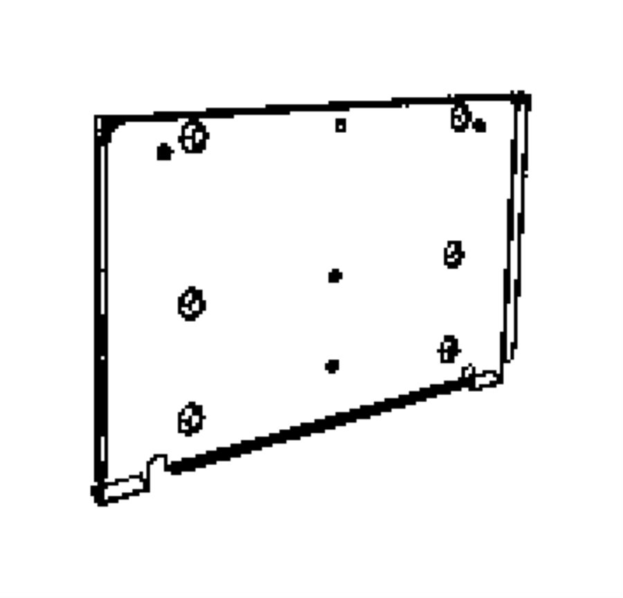 05288487AB - Jeep Bracket, license plate kit. Front | Jeep Parts Overstock, Lakeland FL 2022 Jeep Grand Cherokee Front License Plate Bracket